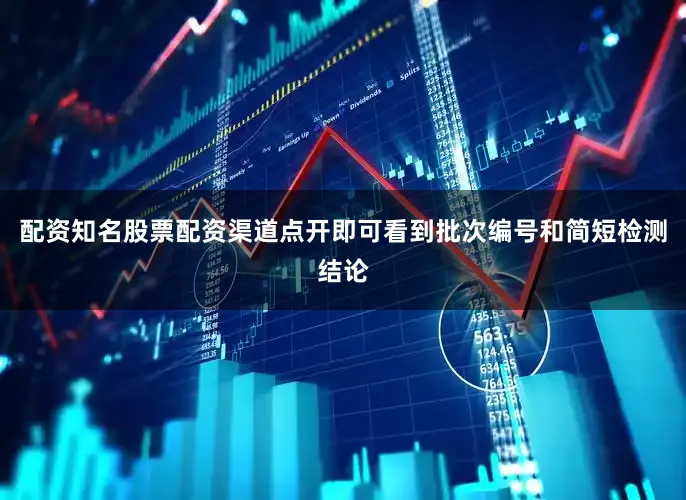 配资知名股票配资渠道点开即可看到批次编号和简短检测结论