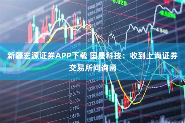 新疆宏源证券APP下载 国晟科技：收到上海证券交易所问询函